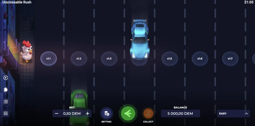 Uncrossable Rush
