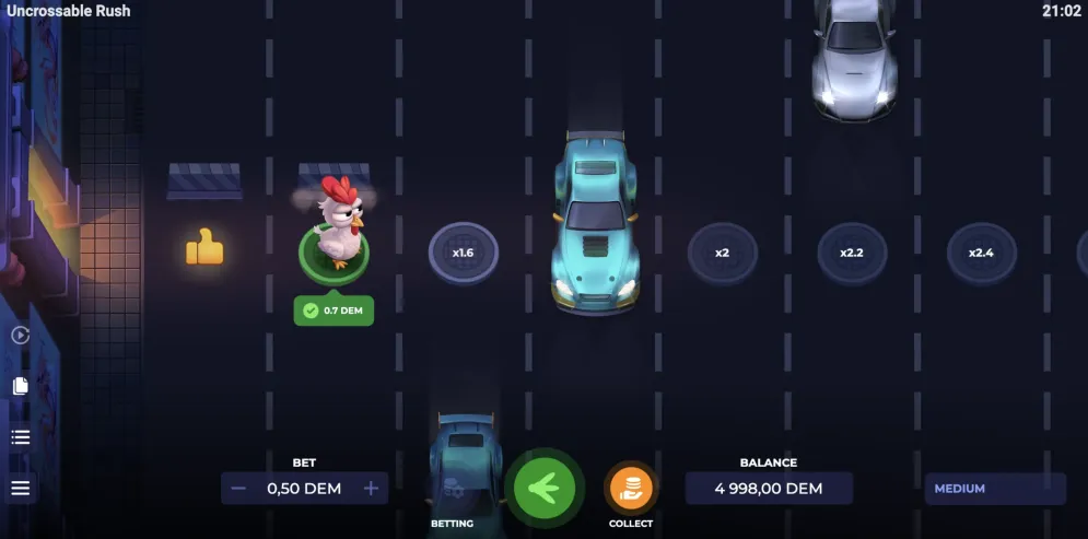 Uncrossable Rush